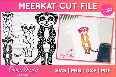 Meerkat SVG SVG Emma Dawn Designs 