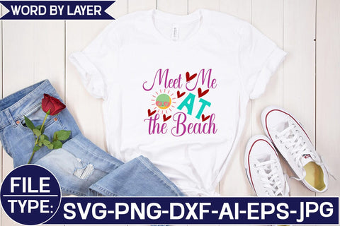 Meet Me at the Beach SVG Cut File SVG Studio Innate 