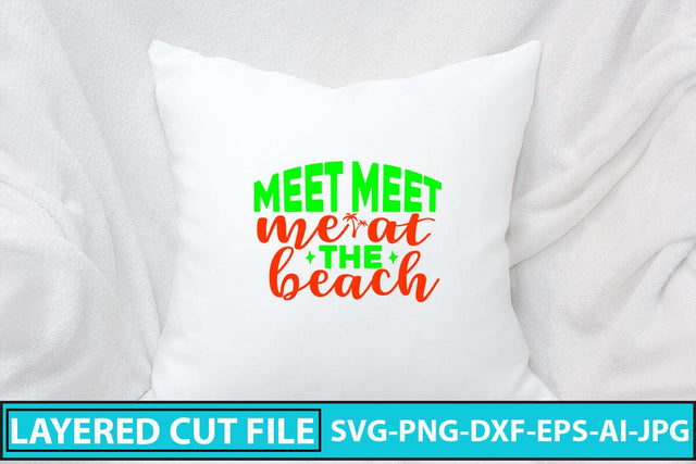 Meet Me At The Beach SVG Cut File SVG Syaman 