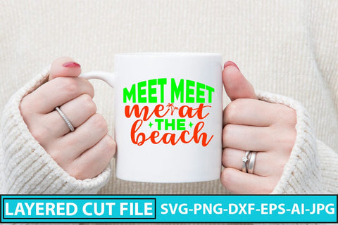 Meet Me At The Beach SVG Cut File SVG Syaman 