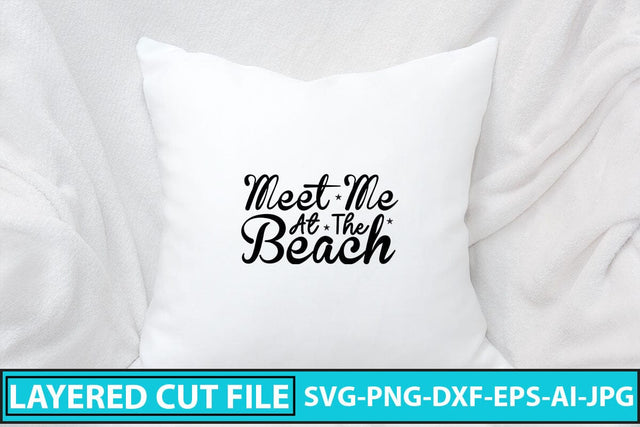 Meet Me At The Beach SVG Cut File SVG Syaman 