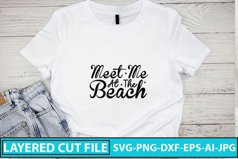 Meet Me At The Beach SVG Cut File SVG Syaman 