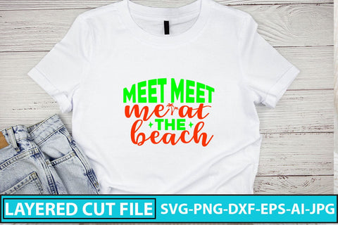 Meet Me At The Beach SVG Cut File SVG Syaman 