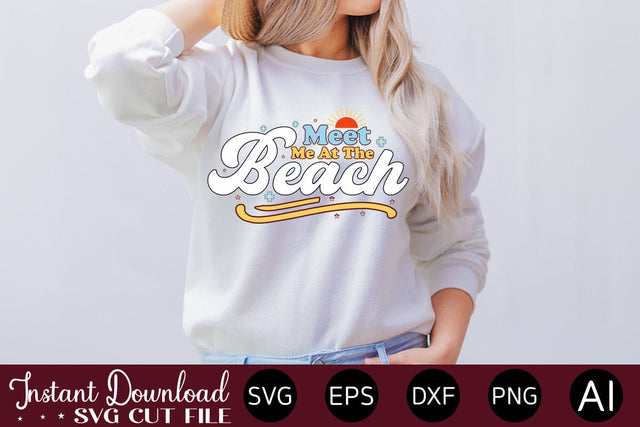 Meet Me At The Beach SVG SVG designmaster24 