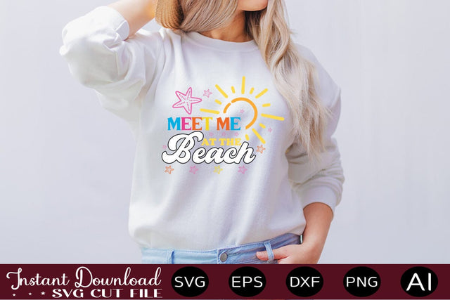 Meet Me At The Beach SVG SVG designmaster24 