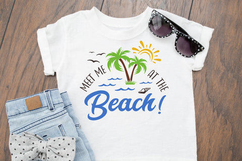 Meet Me At The Beach SVG SVG Hippo Creations 
