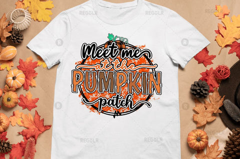 Meet me at the pumpkin patch Sublimation Design Sublimation Regulrcrative 