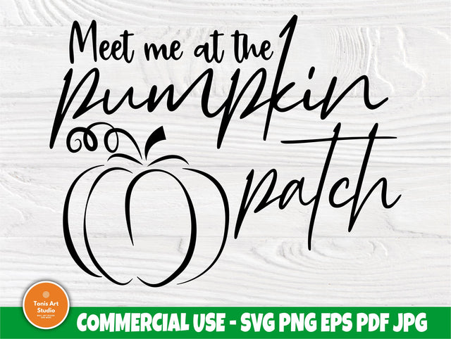 Meet Me At The Pumpkin Patch SVG, Halloween Shirt SVG TonisArtStudio 