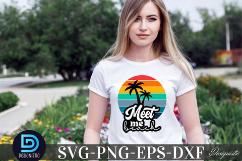 Meet me beach, Summer SVG SVG DESIGNISTIC 