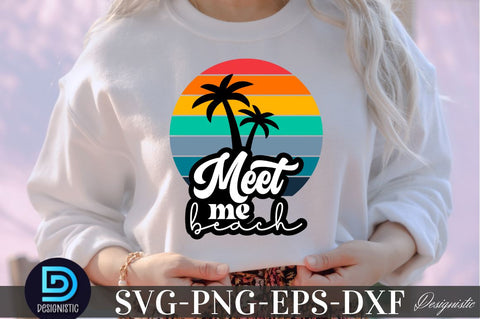 Meet me beach, Summer SVG SVG DESIGNISTIC 