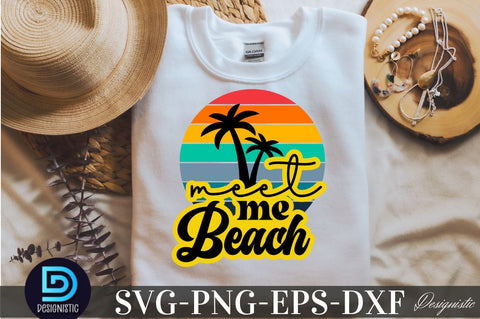 Meet me beach, Summer SVG SVG DESIGNISTIC 