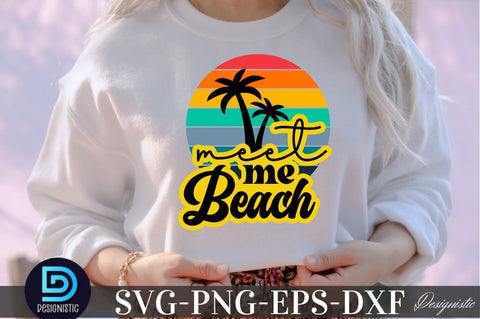 Meet me beach, Summer SVG SVG DESIGNISTIC 