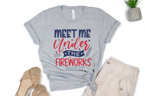 Meet Me Under The Fireworks - Patriotic SVG SVG CraftLabSVG 