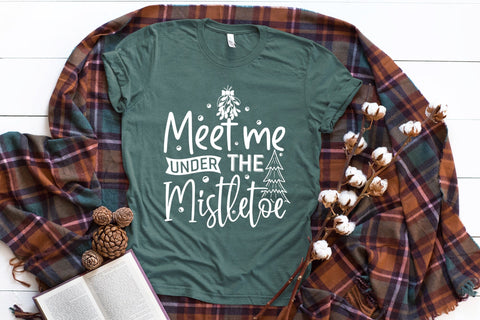 Meet Me Under the Mistletoe - Christmas SVG SVG CraftLabSVG 