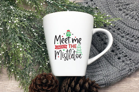 Meet Me Under the Mistletoe - Christmas SVG SVG CraftLabSVG 