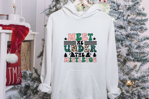 meet me under the mistletoe Sublimation SVGArt 