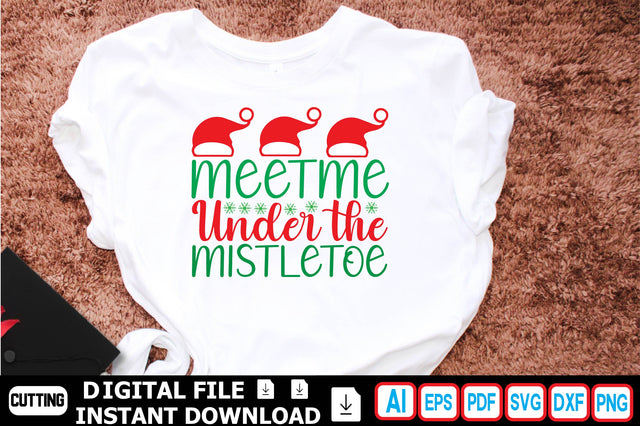 Meet Me Under the Mistletoe SVG Craftlabsvg24 