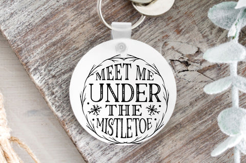 Meet me under the mistletoe SVG Design SVG Regulrcrative 