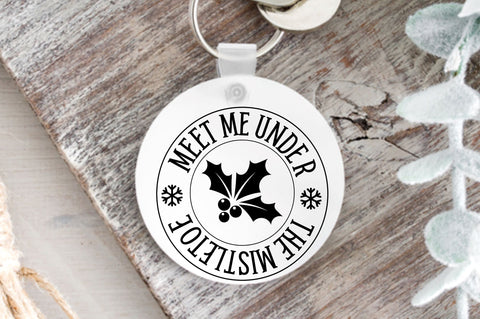 Meet me under the mistletoe SVG Design SVG Regulrcrative 