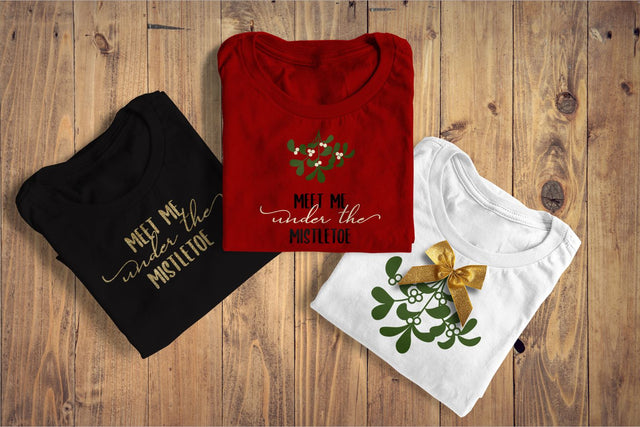 Meet Me Under the Mistletoe SVG SVG Designed by Geeks 
