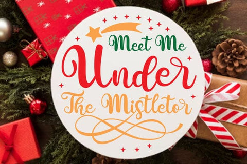 Meet Me Under The Mistletor SVG Angelina750 