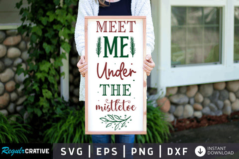 Meet me under the SVG Design SVG Regulrcrative 