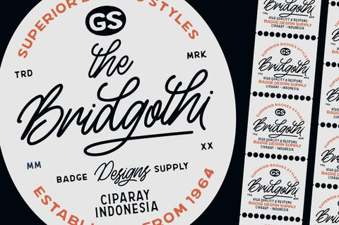 Meethlake Typeface Font Garisman Studio 