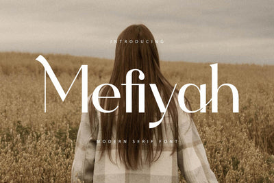 Mefiyah Typeface Font Storytype Studio 