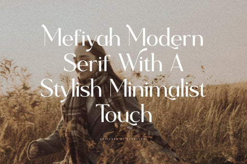 Mefiyah Typeface Font Storytype Studio 