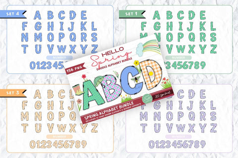 MEGA BUNDLE - Entire Doodle Alphabet, Number PNG Sublimation SVG Regulrcrative 