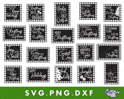MEGA Christmas Svg Bundle #1 | Christmas Sign | Holiday Svg SVG Crafty Mama Studios 