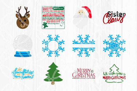 Mega Christmas SVG Bundle SVG SavanasDesign 