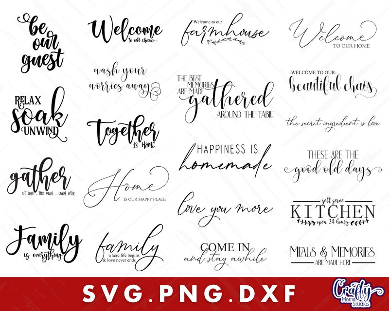 MEGA Farmhouse Svg Bundle | MEGA Farmhouse Sign Svg Bundle - So Fontsy