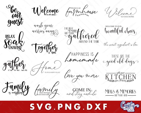 MEGA Farmhouse Svg Bundle | MEGA Farmhouse Sign Svg Bundle SVG Crafty Mama Studios 