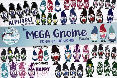 Mega Gnome SVG Bundle SVG Wispy Willow Designs 