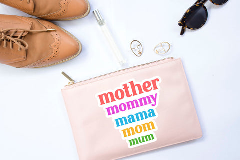 Mega Mother's Day Stickers Bundle I Mom Stickers Bundle SVG Happy Printables Club 