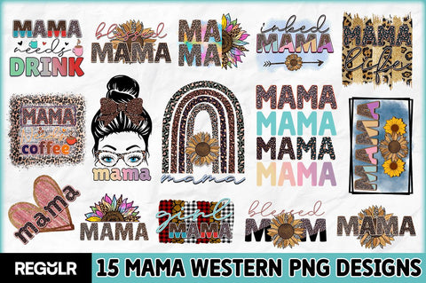 MEGA Mothers Day Sublimation Bundle, Mom SVG Design Bundle Sublimation Regulrcrative 