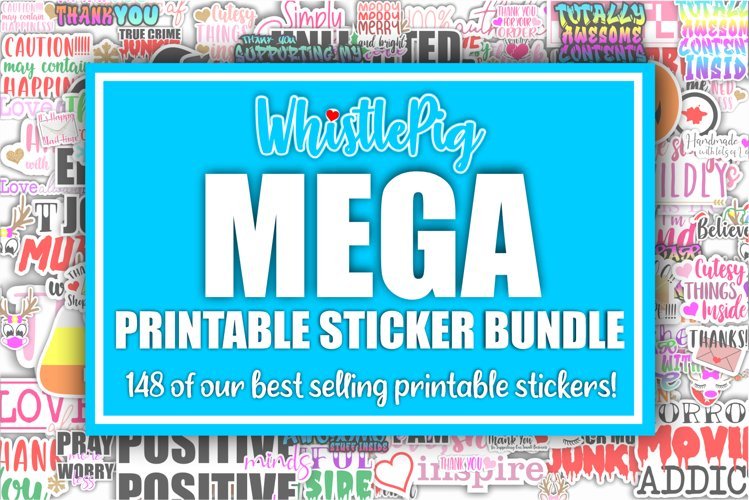 Best Seller Stickers Bundle- Printable Stickers Bundle