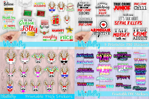 Mega Printable Sticker Bundle - Stickers Bundle - Small Business