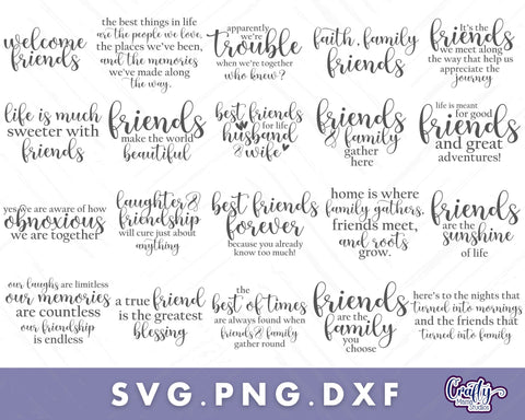 MEGA Round Door Sign Svg Bundle | Round Farmhouse Signs SVG Crafty Mama Studios 