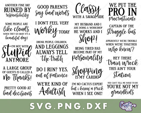 MEGA Round Door Sign Svg Bundle | Round Farmhouse Signs SVG Crafty Mama Studios 