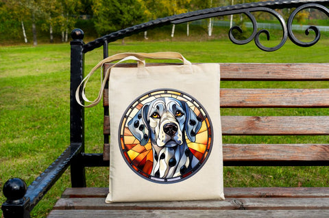 Mega Stained Glass Dogs Clipart Sublimation Regulrcrative 