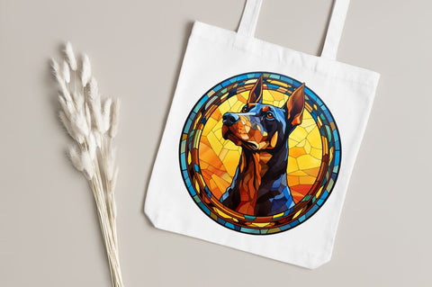 Mega Stained Glass Dogs Clipart Sublimation Regulrcrative 