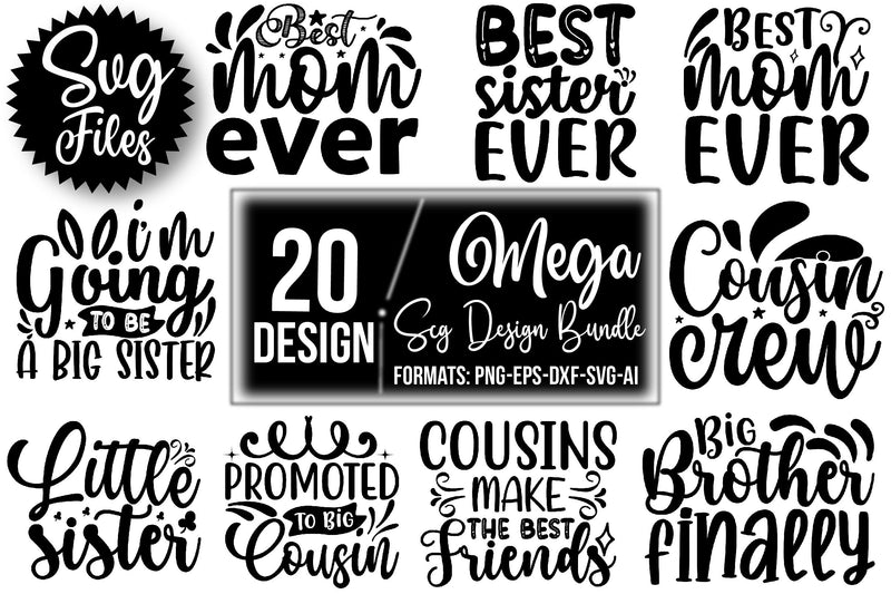 Mega SVG Design Bundle SVG Rupkotha 