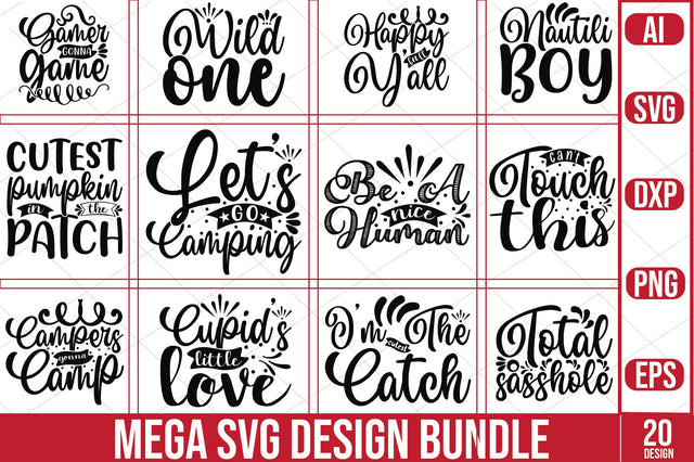 Mega Svg Design Bundle SVG SVGista 