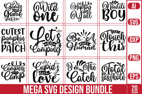 Mega Svg Design Bundle SVG SVGista 