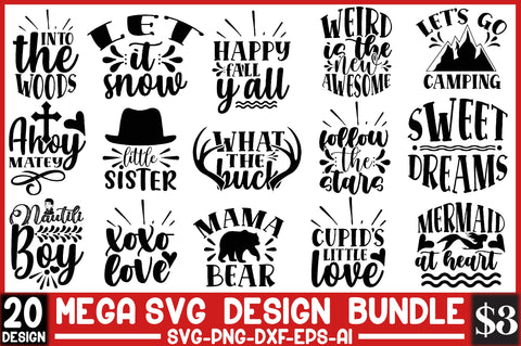 Mega Svg Design Bundle SVG SVGista 