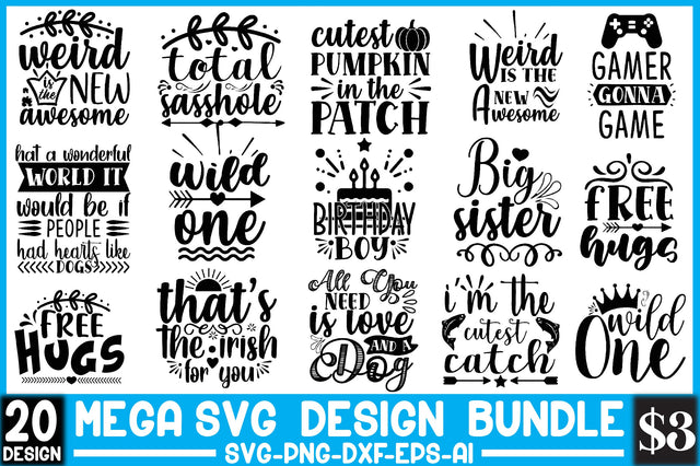 Mega Svg Design Bundle SVG SVGista 