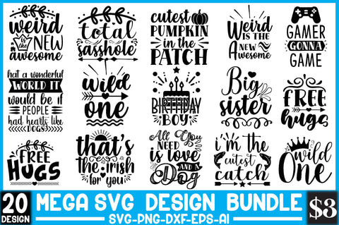 Mega Svg Design Bundle SVG SVGista 