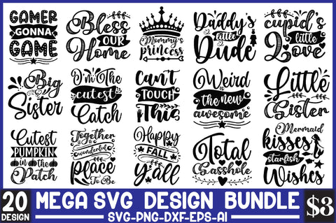 Mega Svg Design Bundle SVG SVGista 